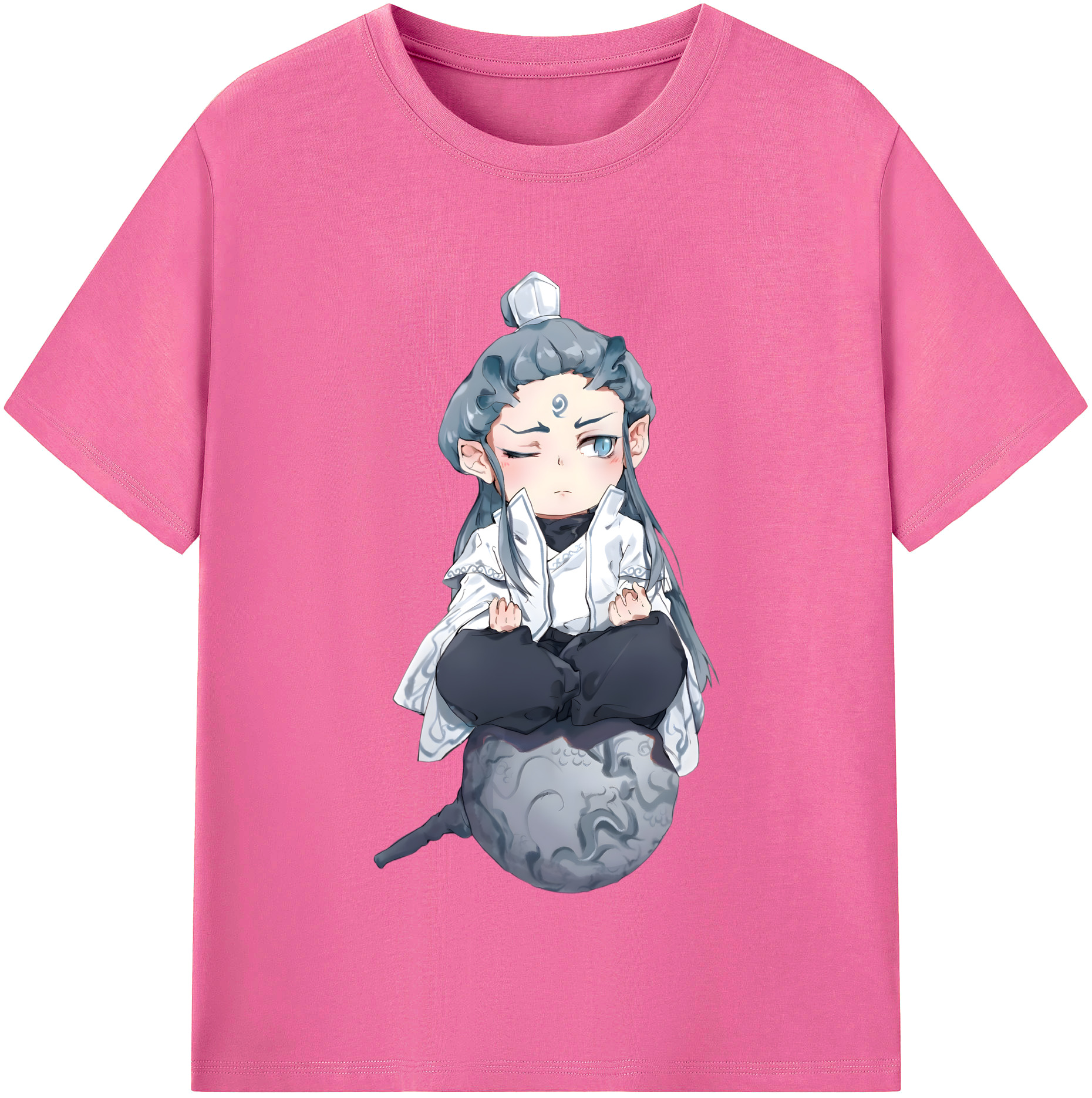 （画像用） Ne Zha 2 ナタ 魔童の大暴れ レディースカジュアルプリントTシャツ（綿100％）